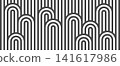 Geometric Abstract Stripe Arch Pattern Background 141617986