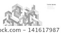 geometry abstract architecture technology business background 141617987