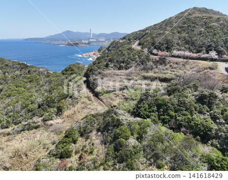 The Sea of Japan and the First Aoba Bridge: A breathtaking spring view. The Sea of Japan and the First Aoba Bridge: A breathtaking spring view. 141618429