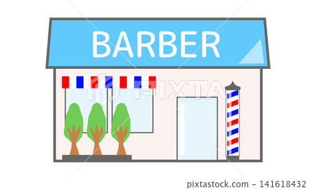 Simple barber shop illustration Simple barber shop illustration 141618432