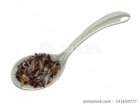Tea leaves (with spoon) Tea leaves (with spoon) 141620777