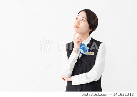 Female receptionist in uniform - Job image Female receptionist in uniform - Job image 141621318
