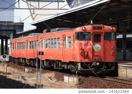 [JR West] KiHa 47 Series 0 - Next-generation biodiesel fuel - Rapid "Kotobuki" (Tsuyama Line: Okayama Station) 141622264