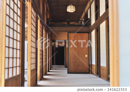 春天的彥根城:船屋 春天的彥根城:船屋 141622353