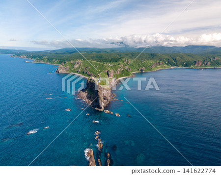 Hokkaido, Cape Kamui, Takarajima Island, Summer, Sea Hokkaido, Cape Kamui, Takarajima Island, Summer, Sea 141622774