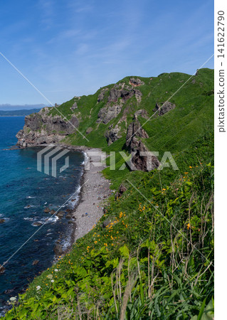 北海道,神威岬,寶島,夏天,海 北海道,神威岬,寶島,夏天,海 141622790
