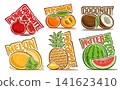 Vector Fruit Set 141623410