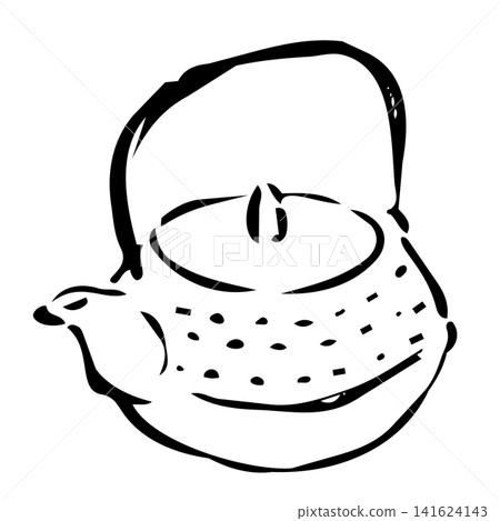 可愛又溫馨的手繪茶壺和鐵水壺圖示 / 日式現代咖啡館 可愛又溫馨的手繪茶壺和鐵水壺圖示 / 日式現代咖啡館 141624143