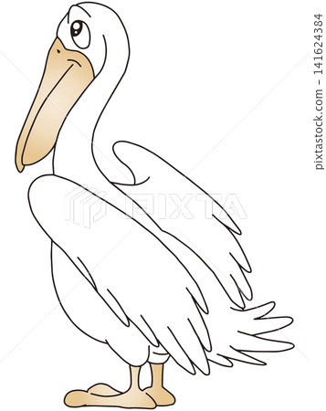 手繪動物插畫 ☆ 鵜鶘 手繪動物插畫 ☆ 鵜鶘 141624384