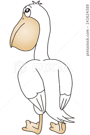 手繪動物插畫 ☆ 鵜鶘 手繪動物插畫 ☆ 鵜鶘 141624389