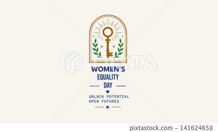 Womens Equality Day Minimal Celebration Badge Womens Equality Day Minimal Celebration Badge 141624658