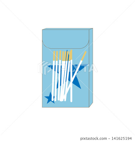Illustration of a chocolate stick (white chocolate) Illustration of a chocolate stick (white chocolate) 141625194