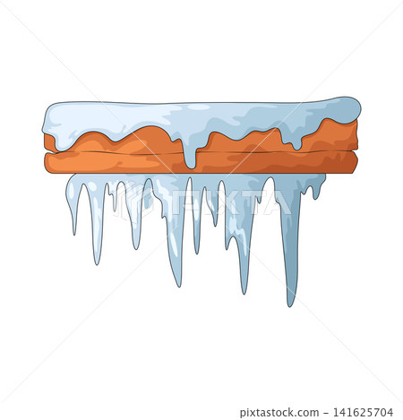 Illustration of Icicle Illustration of Icicle 141625704