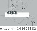 Abstract technology. Digital futuristic tech vector. Connection pattern background 141626582