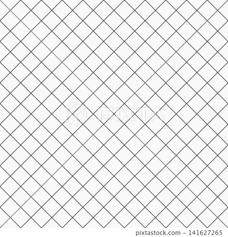 Seamless diamond grid pattern with monochrome geometric rhombus lines. Minimalist diagonal cross lattice vector background Seamless diamond grid pattern with monochrome geometric rhombus lines. Minimalist diagonal cross lattice vector background 141627265