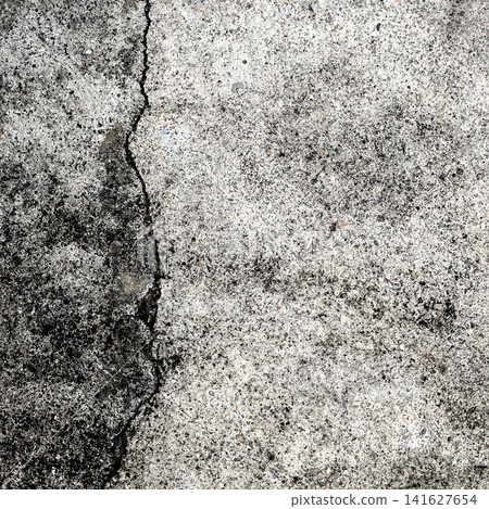 Vertical cracked grey concrete texture close up Vertical cracked grey concrete texture close up 141627654