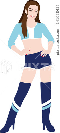 Simple, realistic pin-up girl illustrations with no background. Themes include events and scenes. Race Queen 01 Simple, realistic pin-up girl illustrations with no background. Themes include events and scenes. Race Queen 01 141628435