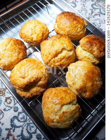 Freshly baked scones Freshly baked scones 141629176