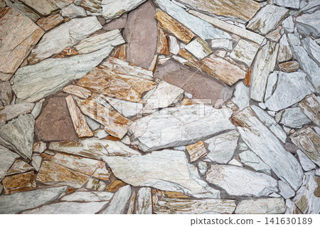 Natural pattern of polished stone background, Surface rock stone. Abstract texture for exterior Natural pattern of polished stone background, Surface rock stone. Abstract texture for exterior 141630189