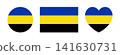 Flag of Gelderland Netherlands province rectangular, round, heart banner, background set. Gelderland flag circle, rectangle, heart icon, sticker. Flag Gelderland badge, button. 141630731