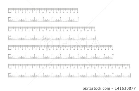 Metrics indicator 20 25 30 35 cm, 8 10 12 14 inch. Inch, metric rulers. Measuring tool, scales black icons. Inches, centimeters measuring scale for ruler centimeters, inches. Metrics indicator 20 25 30 35 cm, 8 10 12 14 inch. Inch, metric rulers. Measuring tool, scales black icons. Inches, centimeters measuring scale for ruler centimeters, inches. 141630877