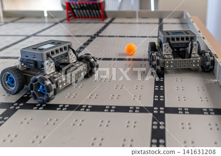 Robots designed for learning and experimentation in a technology lab setting Robots designed for learning and experimentation in a technology lab setting 141631208