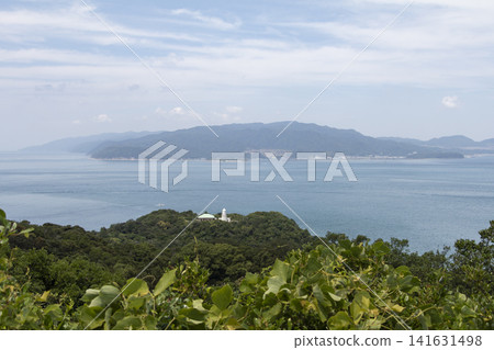 Tomogashima Lighthouse and Awaji Island Tomogashima Lighthouse and Awaji Island 141631498
