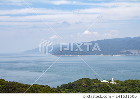 Tomogashima Lighthouse and Awaji Island Tomogashima Lighthouse and Awaji Island 141631500