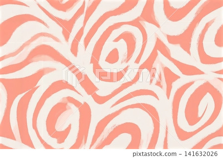 Pastel seamless pattern abstract organic shapes. Vector hand drawn curved and wavy bold lines. Contemporary minimalist print. Plain dynamic geometric ornament Pastel seamless pattern abstract organic shapes. Vector hand drawn curved and wavy bold lines. Contemporary minimalist print. Plain dynamic geometric ornament 141632026
