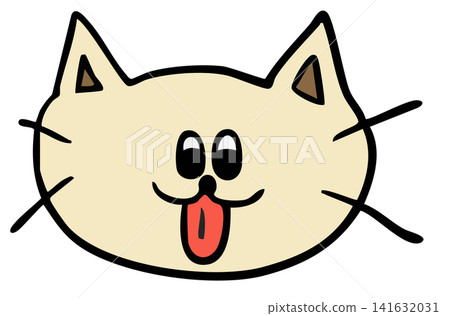 Hand drawn brown cat face shape for decoration, kitten cartoon, characters, comic, mascot, stickers, tattoo, pet shop, vet, animal, home decor, house, yard, playtime, brooch, pin, icon, room Hand drawn brown cat face shape for decoration, kitten cartoon, characters, comic, mascot, stickers, tattoo, pet shop, vet, animal, home decor, house, yard, playtime, brooch, pin, icon, room 141632031