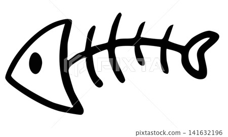 Hand drawn fish bone outline for kid colouring book, art, painting cat food, cartoon, characters, comic, mascot, stickers, tattoo, pet shop, vet, animal, home, house, yard, playtime, brooch, pin, icon Hand drawn fish bone outline for kid colouring book, art, painting cat food, cartoon, characters, comic, mascot, stickers, tattoo, pet shop, vet, animal, home, house, yard, playtime, brooch, pin, icon 141632196