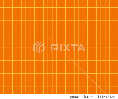 This is an orange grid background illustration. 141632380