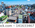 Nakamise Street, leading from Kaminarimon Gate to Senso-ji Temple, and the streets of Asakusa. 141633467