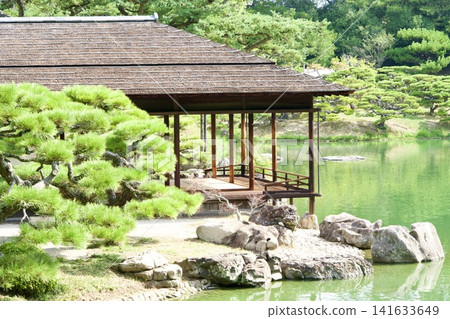 栗林花園的日式庭園景色 栗林花園的日式庭園景色 141633649
