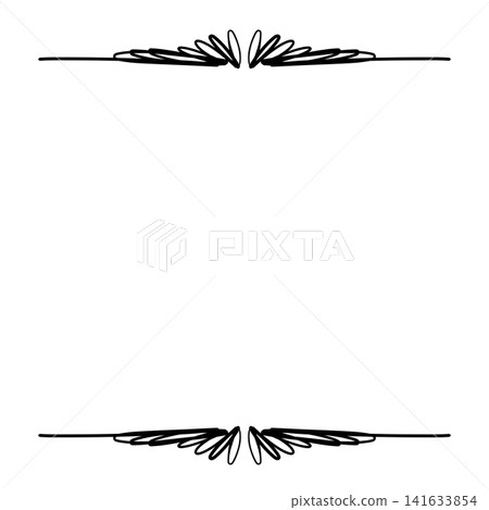 The border pattern is hand drawn. The border pattern is hand drawn. 141633854