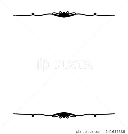 The border pattern is hand drawn. The border pattern is hand drawn. 141633886