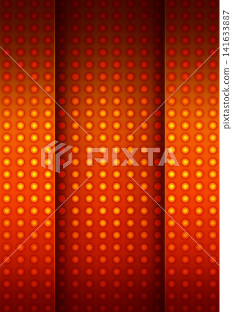 It is a red spatial background with dots. It is a red spatial background with dots. 141633887