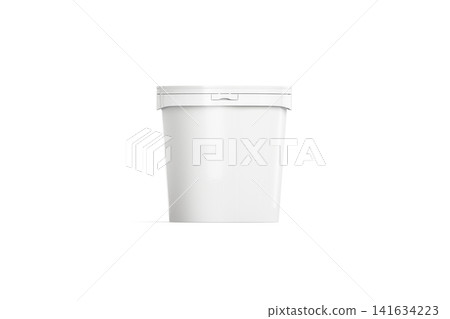 Blank white ice cream bucket mockup png, transparent background, 3d rendering. Empty cylindrical can with gelato mock up cut out. Clear protein with natural ingredient template. Blank white ice cream bucket mockup png, transparent background, 3d rendering. Empty cylindrical can with gelato mock up cut out. Clear protein with natural ingredient template. 141634223