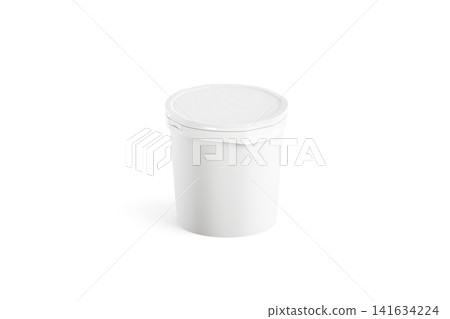 Blank white ice cream bucket mockup png, transparent background, 3d rendering. Empty vanilla ice-pop package mock up cut out. Clear bowk for natural sorbet or paint tool template. Blank white ice cream bucket mockup png, transparent background, 3d rendering. Empty vanilla ice-pop package mock up cut out. Clear bowk for natural sorbet or paint tool template. 141634224