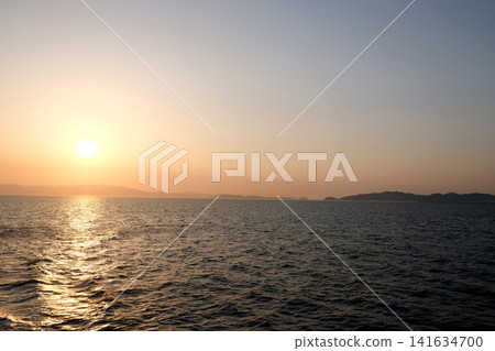 Sunset near Wakayama Port of Nankai Ferry, May 2026 Sunset near Wakayama Port of Nankai Ferry, May 2026 141634700