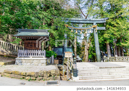 諏訪神社、上本殿、鳥居 諏訪神社、上本殿、鳥居 141634933