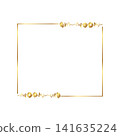design frame gold golden picture Elegant gold floral frame free vector illustration 141635224