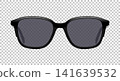 sunglasses vector illustration realistic. transparent glass 141639532