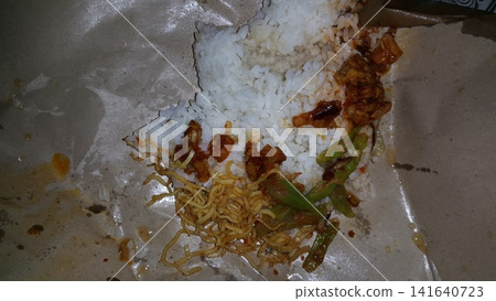 Nasi Bungkus, practical food. Simple people's food. Nasi Bungkus, practical food. Simple people's food. 141640723