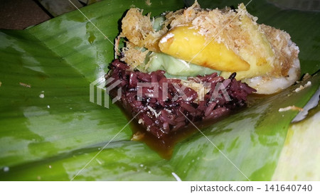 Traditional Indonesian food consists of serabi, lupis, and injin. Traditional Indonesian food consists of serabi, lupis, and injin. 141640740