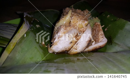 Traditional Indonesian food consists of serabi, lupis, and injin. Traditional Indonesian food consists of serabi, lupis, and injin. 141640745