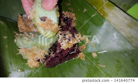Keludang cake is a typical Indonesian food. Keludang cake is a typical Indonesian food. 141640774