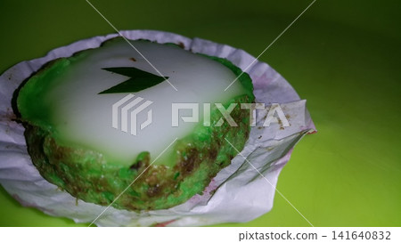 Green and white Lapindo Mud Cake (talam) Green and white Lapindo Mud Cake (talam) 141640832
