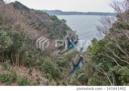 Nanatsugama Sea Cave - Overhead View Nanatsugama Sea Cave - Overhead View 141641402