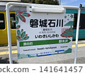 Iwaki-Ishikawa Station - Station Name Sign 141641457